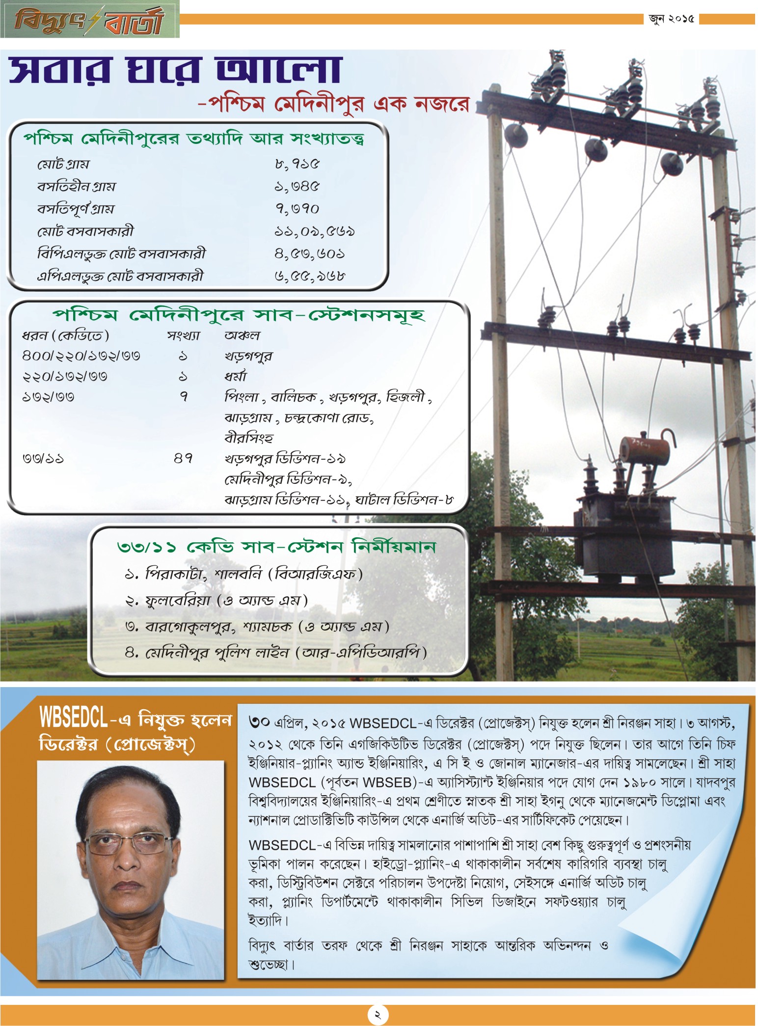 Vidyut Barta June 2015, Page - 2